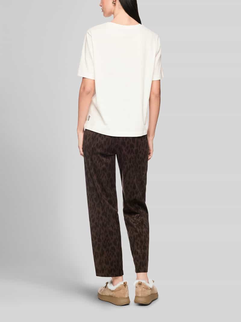Marc Cain T-shirt van katoen met motiefprint