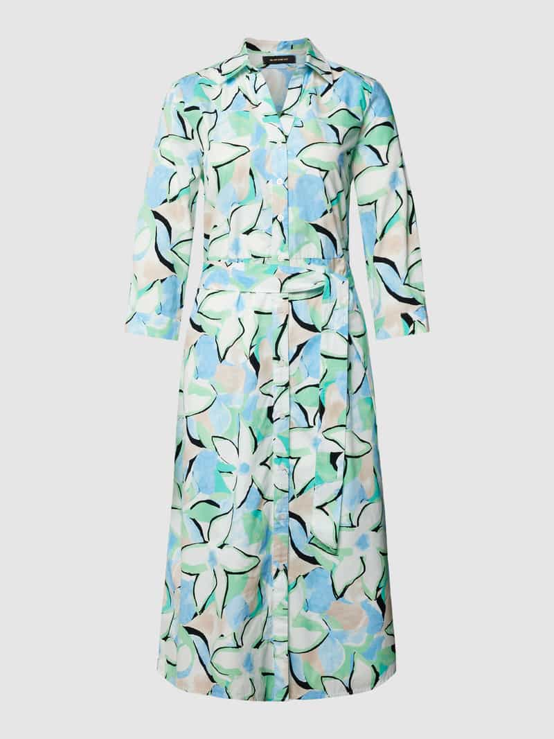 MORE & MORE Knielange jurk met all-over print