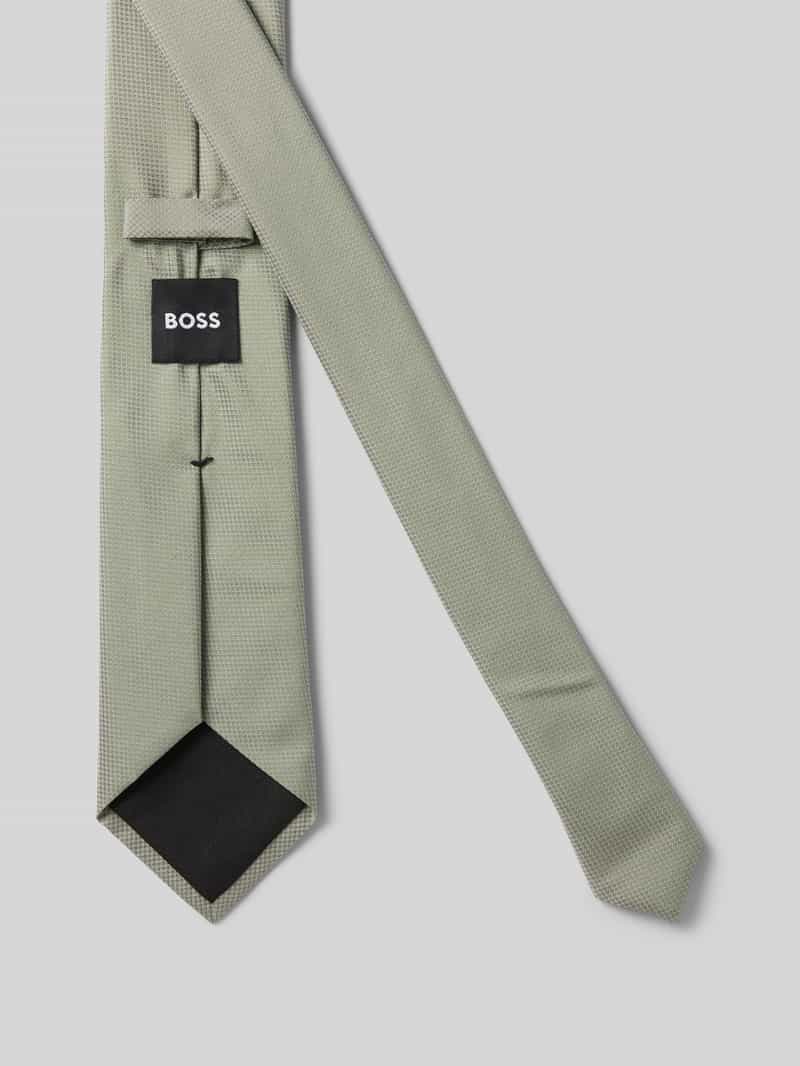 Boss Stropdas met labeldetail