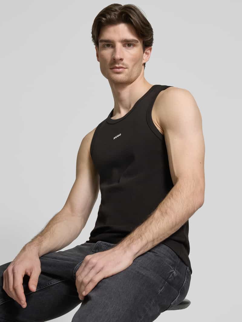 HUGO Tanktop in riblook model 'Dapota'
