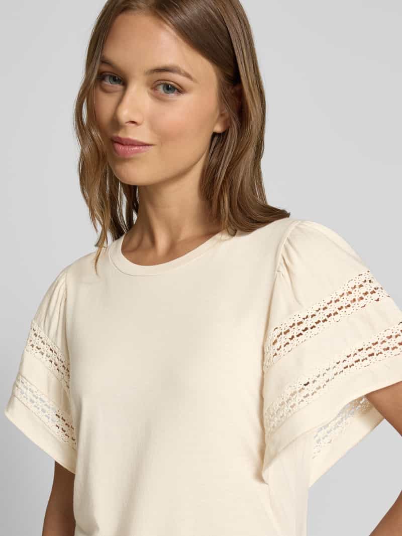 Lauren Ralph Lauren Blouseshirt met ronde hals model 'CHAUSA'