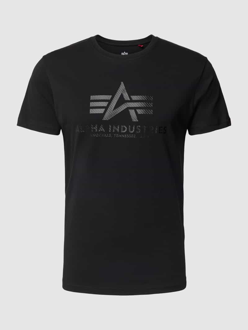 alpha industries T-shirt met labelprint