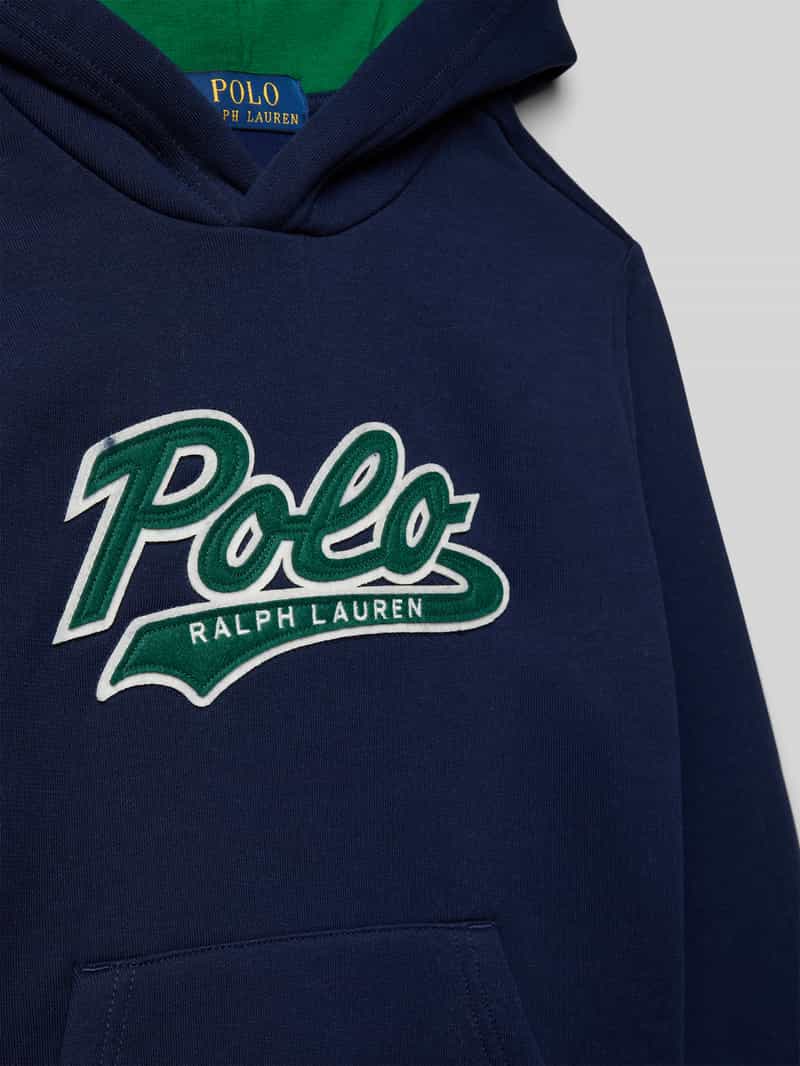 Polo Ralph Lauren Teens Hoodie met labelstitching