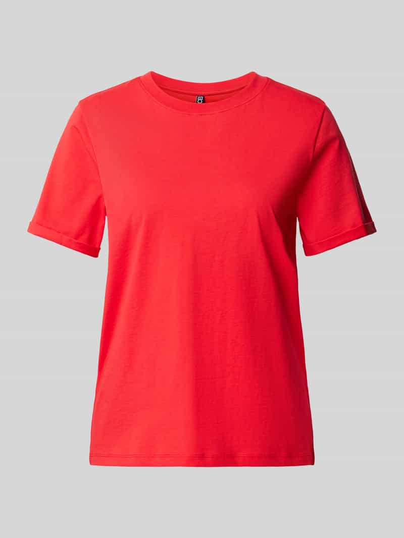 Pieces Regular fit T-shirt van puur katoen model 'RIA'