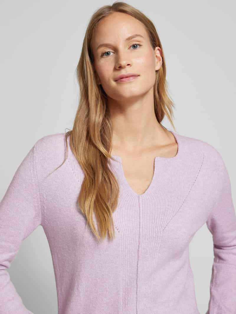 Tom Tailor Regular fit gebreide pullover met wol