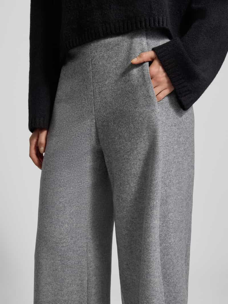 Windsor Stoffen broek van scheerwol met steekzakken