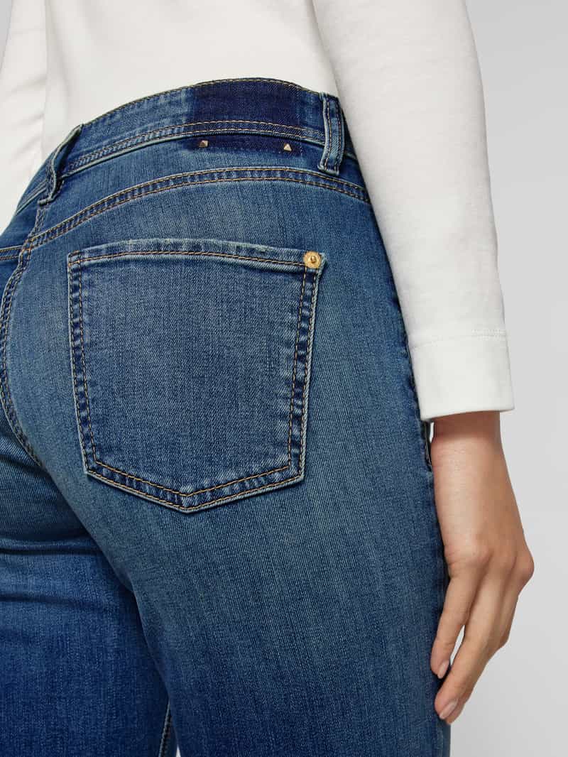 CAMBIO Straight leg jeans met verkort model 'PIPER'