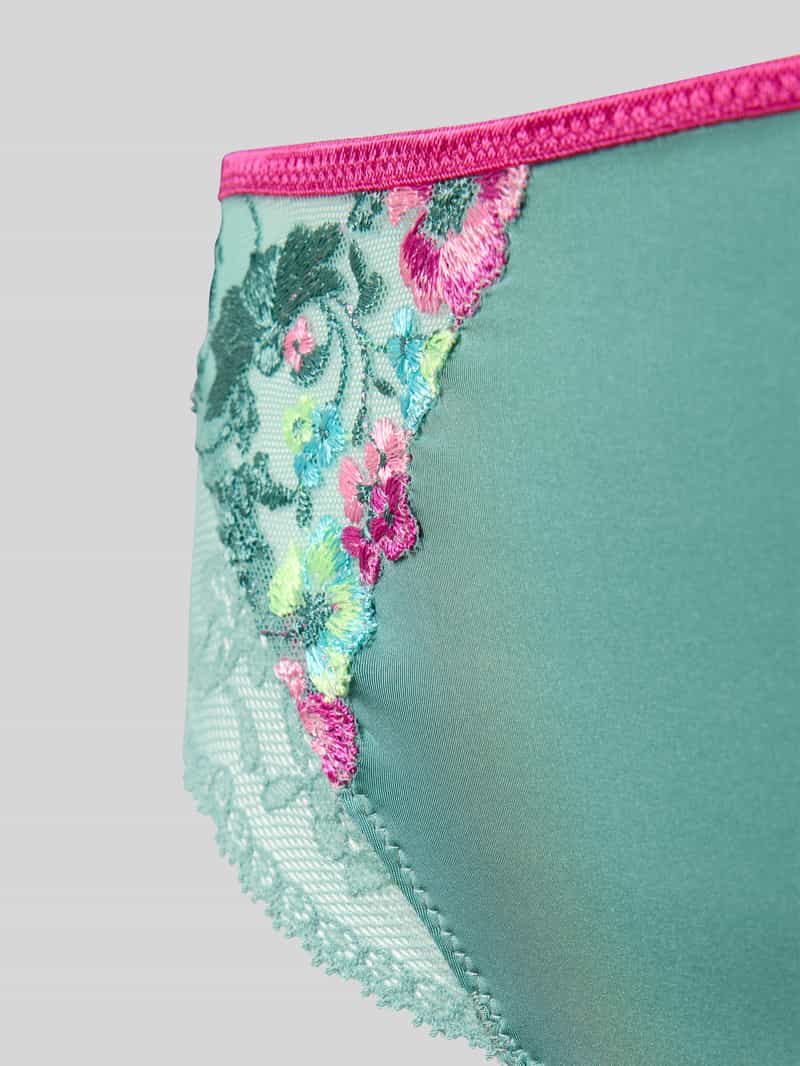 MARIE JO Slip met gebloemd kant model 'Lizelot'