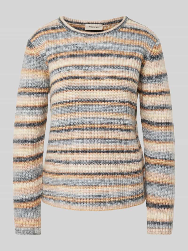 FREE QUENT Gebreide pullover met ronde hals model 'SELLY'