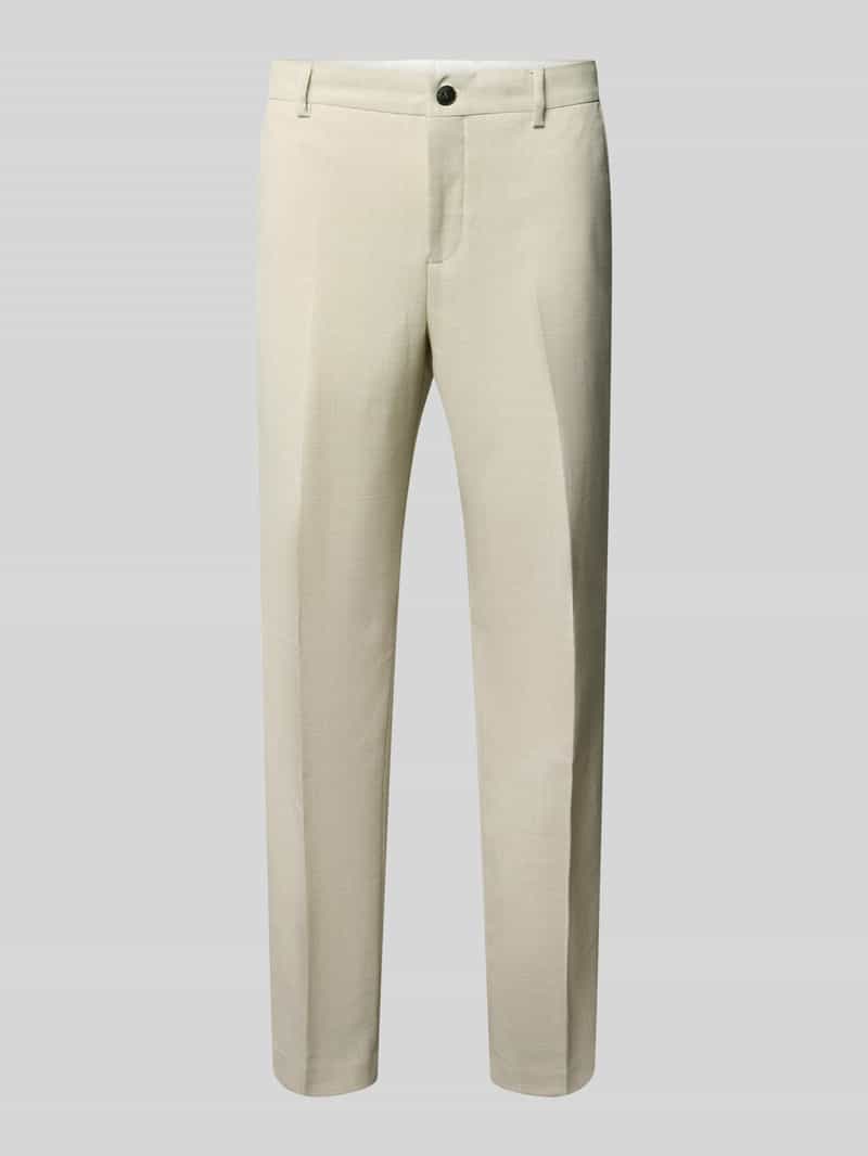 slim fit pantalon met wol model 'SLIM-OASIS'