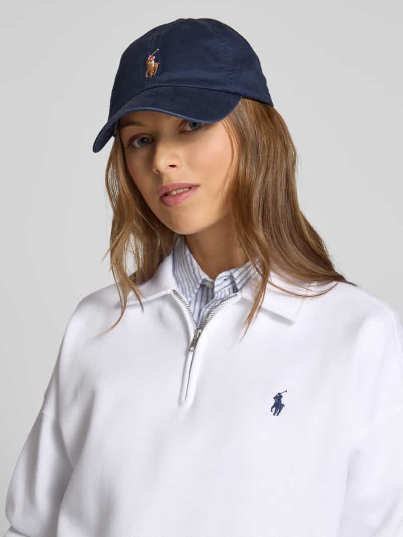 Polo Ralph Lauren Sweatshirt met polokraag en labelstitching