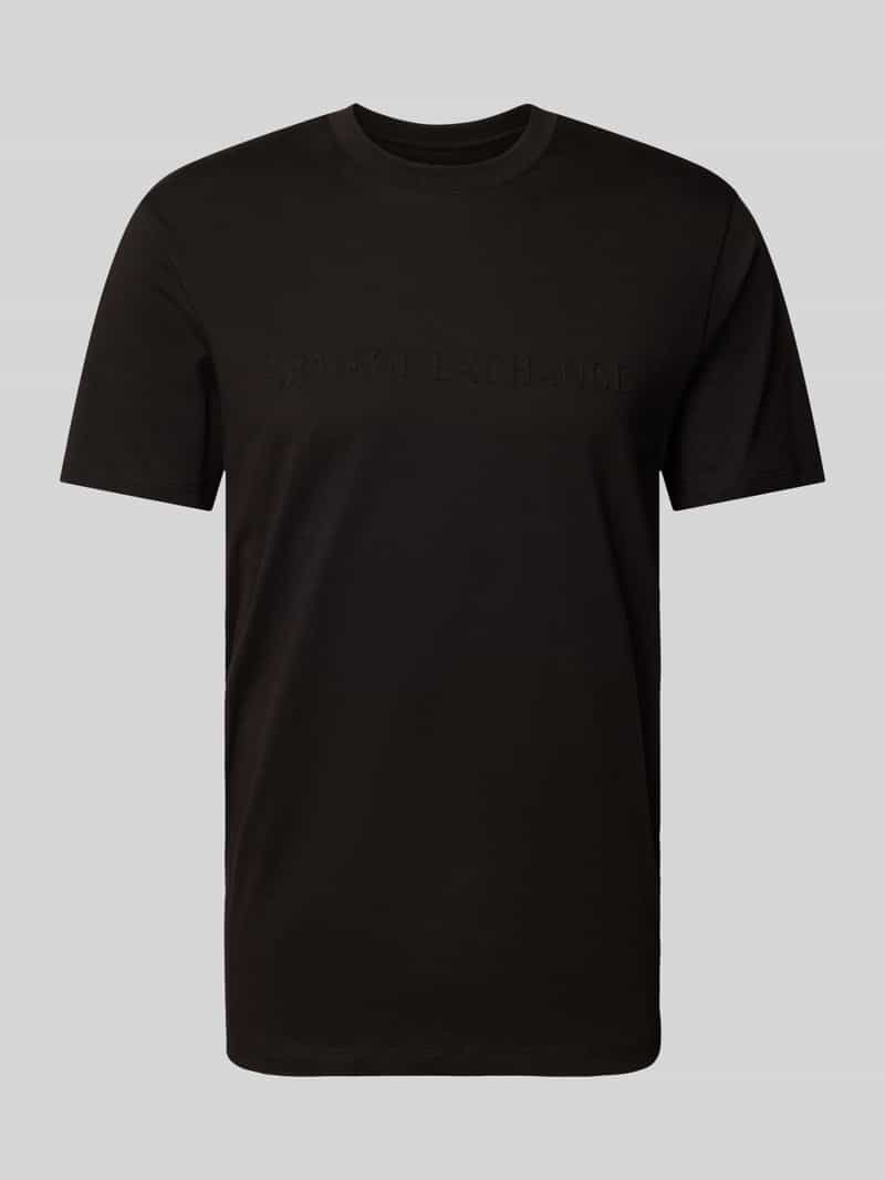 Armani Exchange T-shirt met labelprint