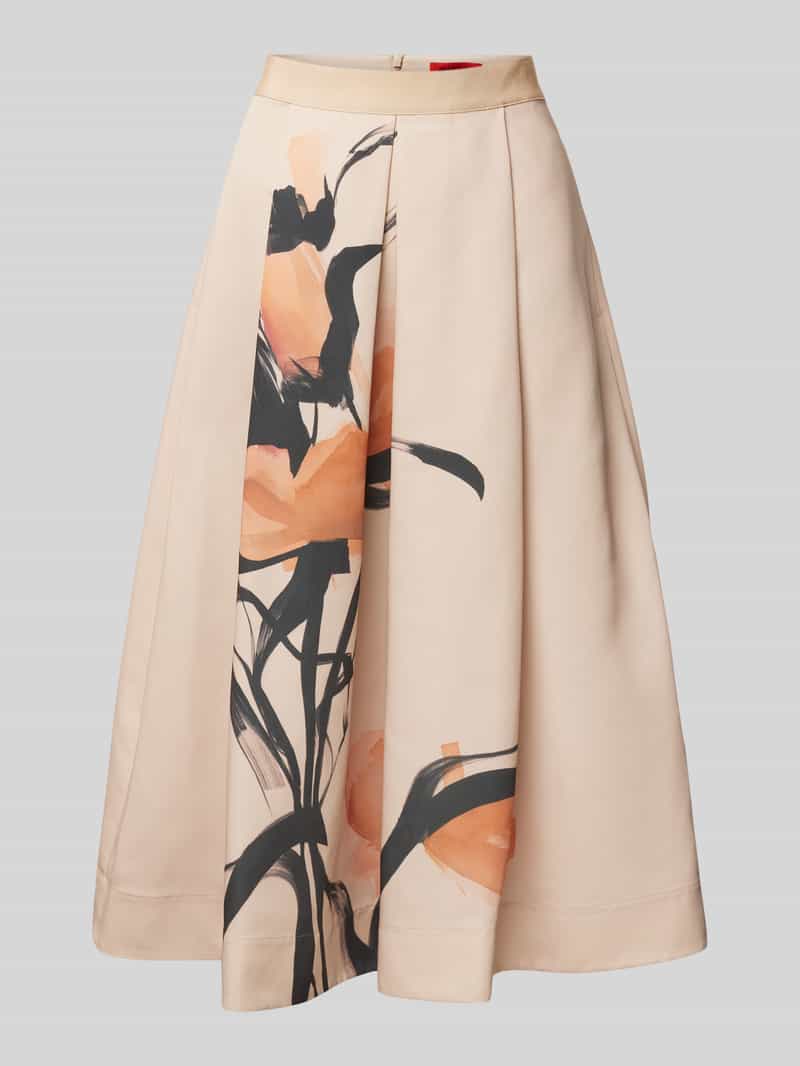 MAX&Co. Midirok met stolpplooien model 'RISATA'