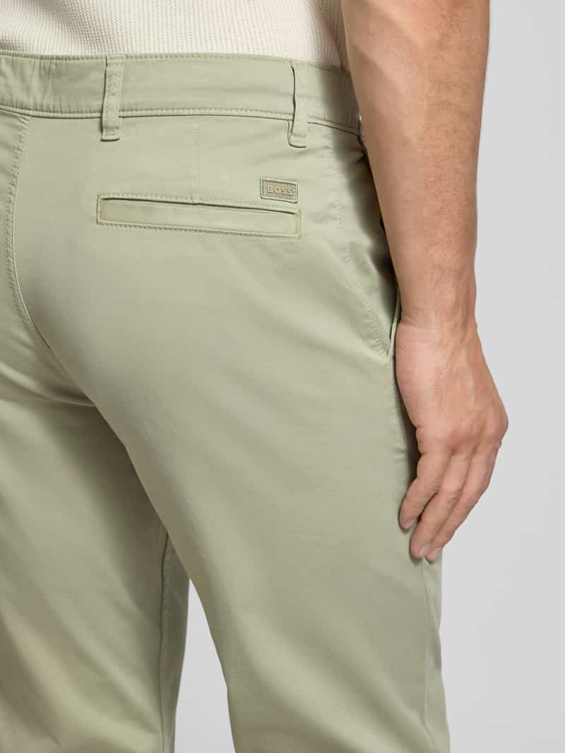 Boss Orange Regular fit chino van katoenmix