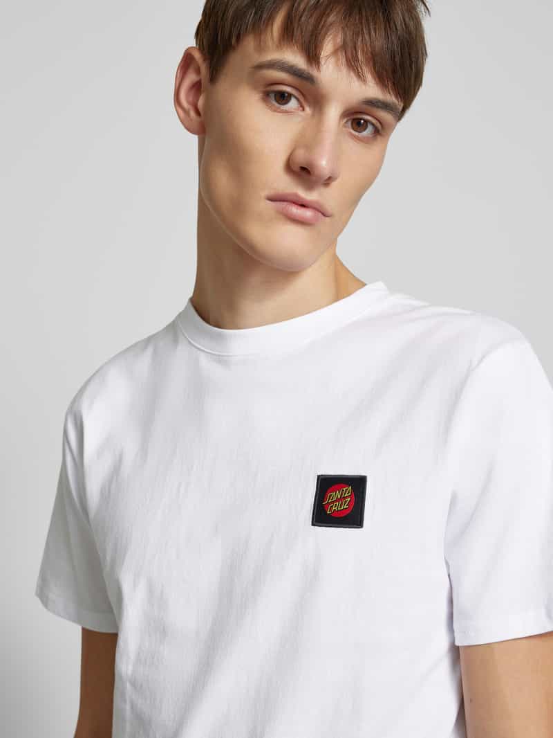 Santa Cruz T-shirt met labeldetail