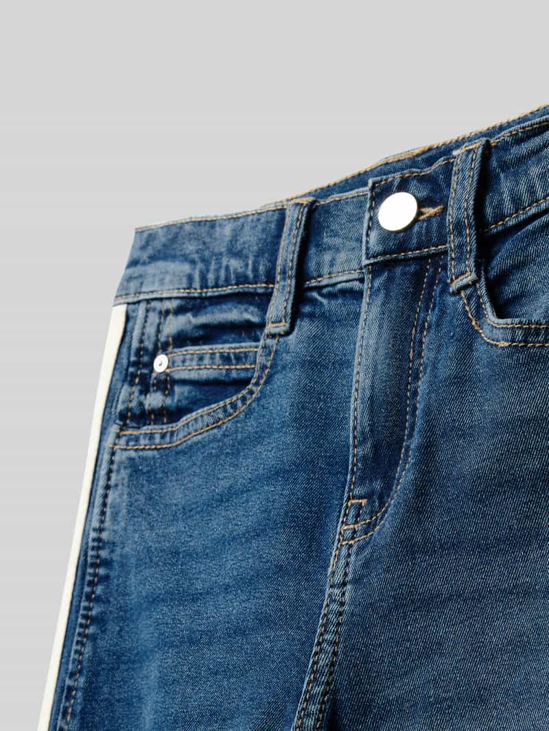 s.Oliver RED LABEL Wide leg jeans van katoenmix