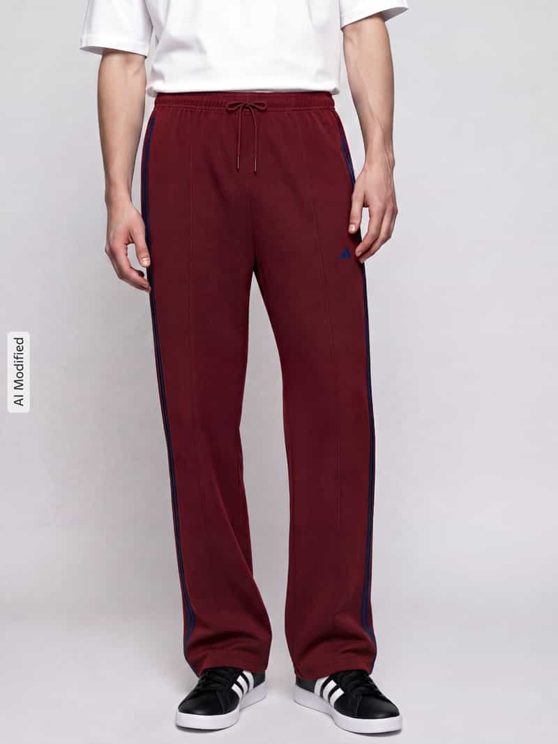 adidas Sportswear Loose fit joggingbroek met katoen-aandeel model 'STADIUM'