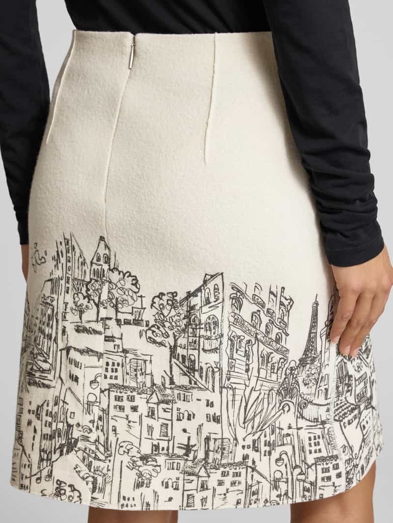 Marc Cain Minirok in all-over look