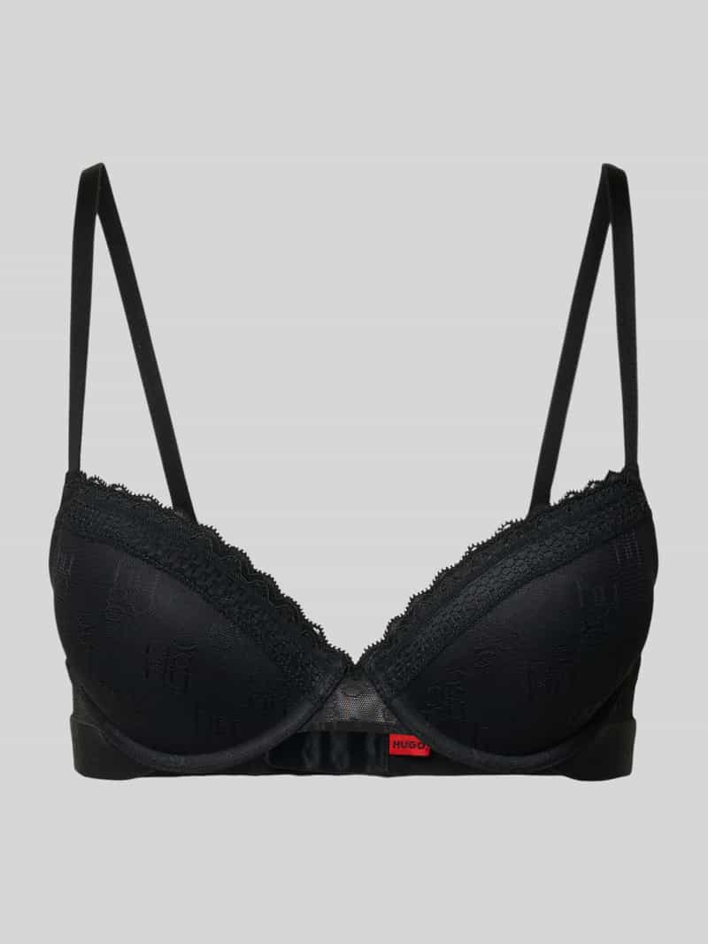 Bh met kant Model ‘SARTORIAL PUSH-UP’