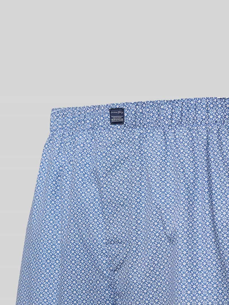 Christian Berg Men Boxershort met labelpatch in een set van 2 stuks