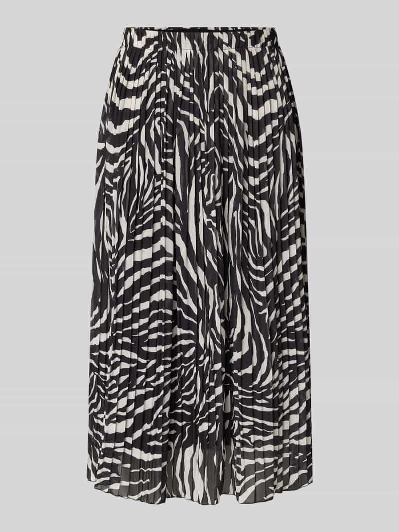 ZABAIONE Midirok met plissévouwen