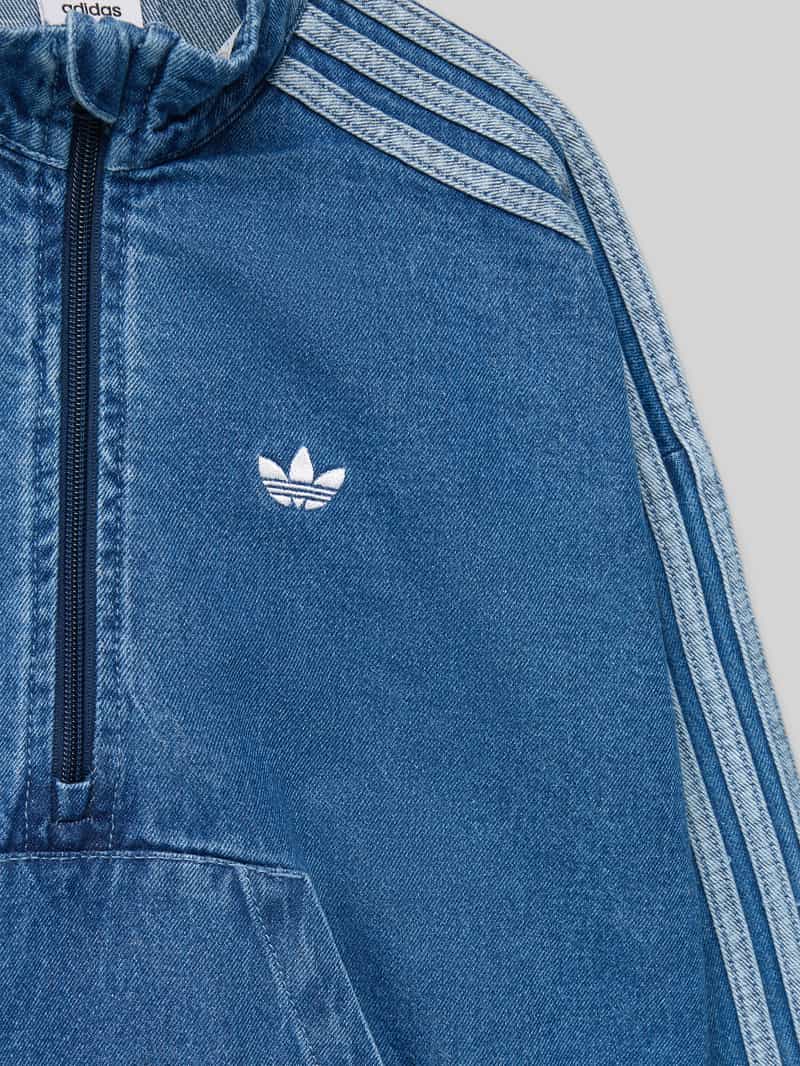 adidas Originals Jeansjack met korte ritssluiting