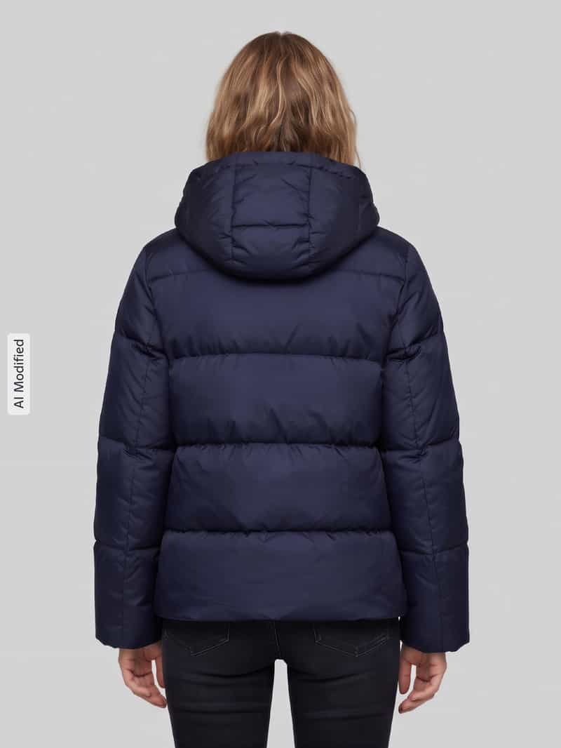 Gant Gewatteerd jack met capuchon