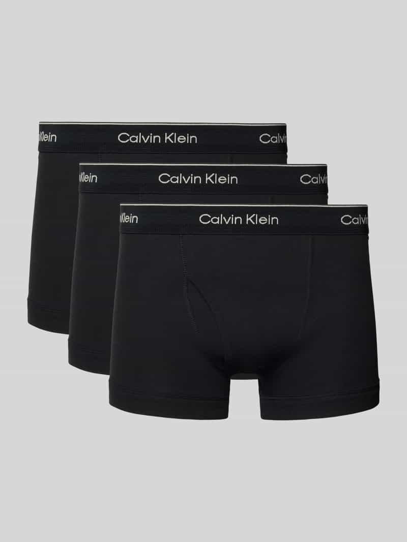 Calvin Klein Underwear Boxershort met band met label in een set van 3 stuks