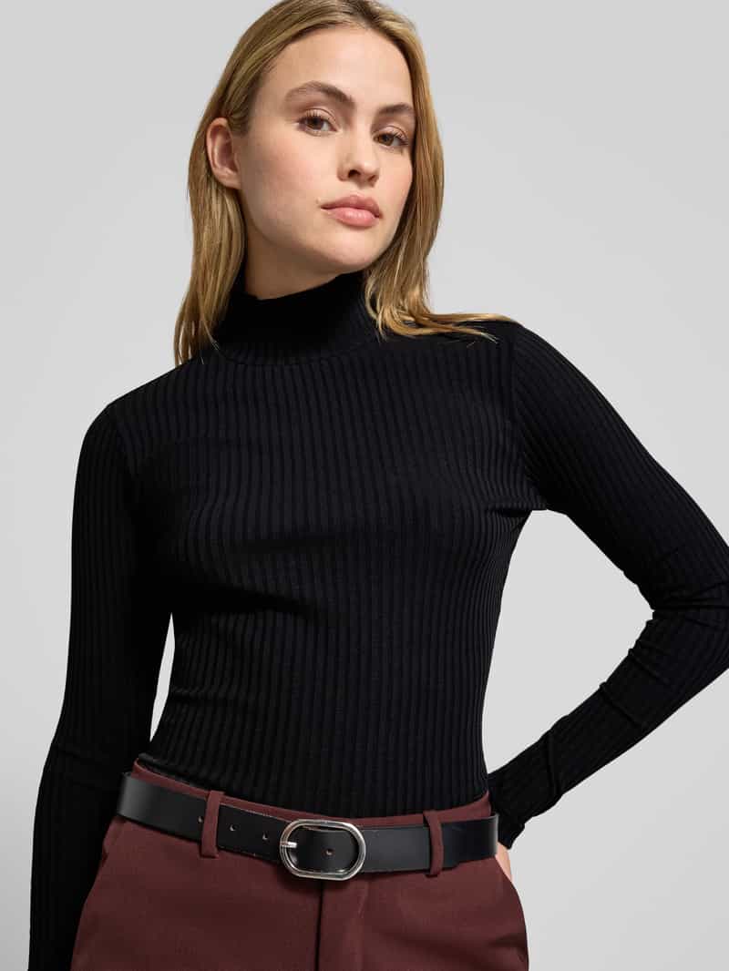 HUGO Slim fit turtleneck van katoenmix model 'DRIZA'