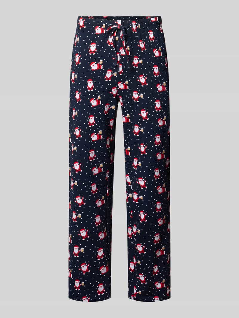 Christian Berg Men Regular fit pyjamabroek in all-over look