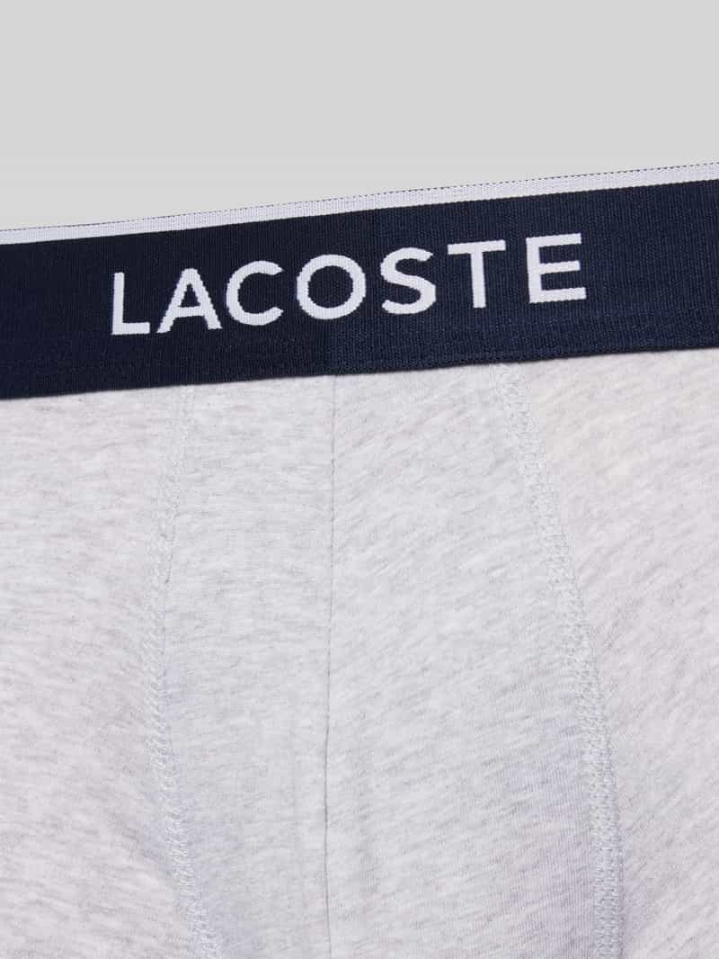 Lacoste Boxershort met elastische band in een set van 3 stuks