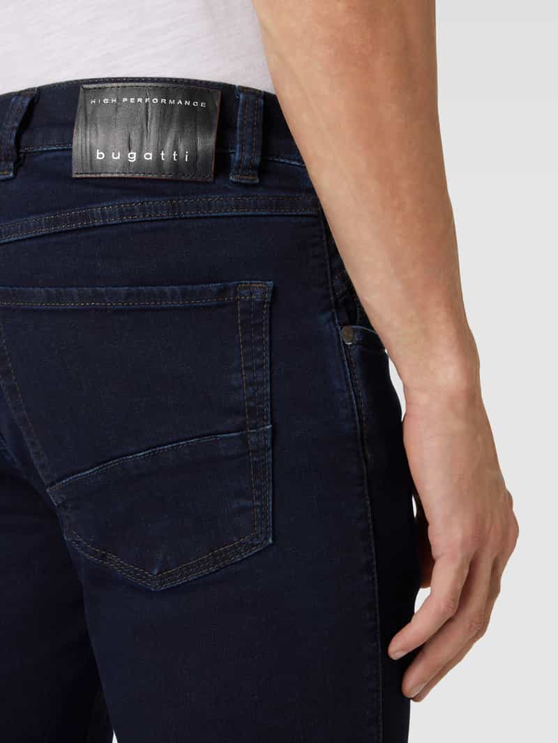 Bugatti Slim fit jeans in effen design