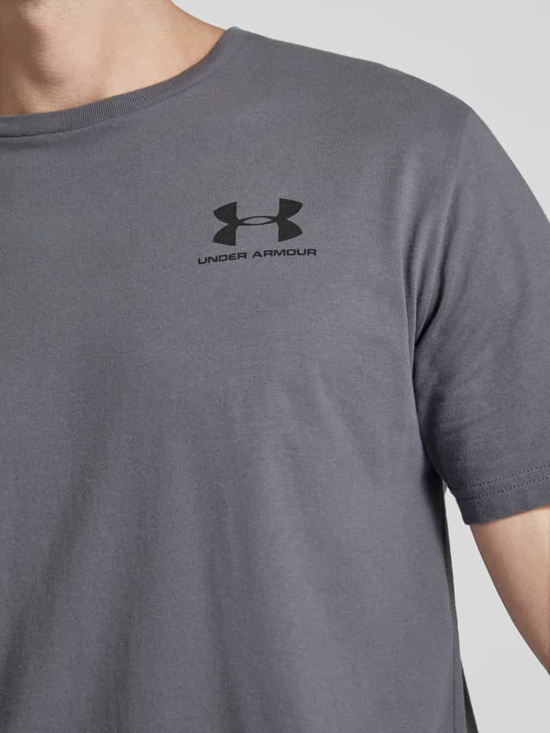 Under Armour T-shirt met labelprint model 'SPORTSTYLE'