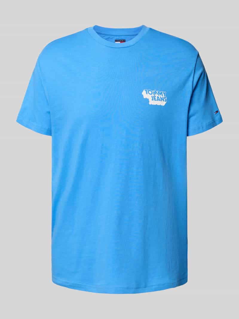 Tommy Jeans Slim fit T-shirt van puur katoen