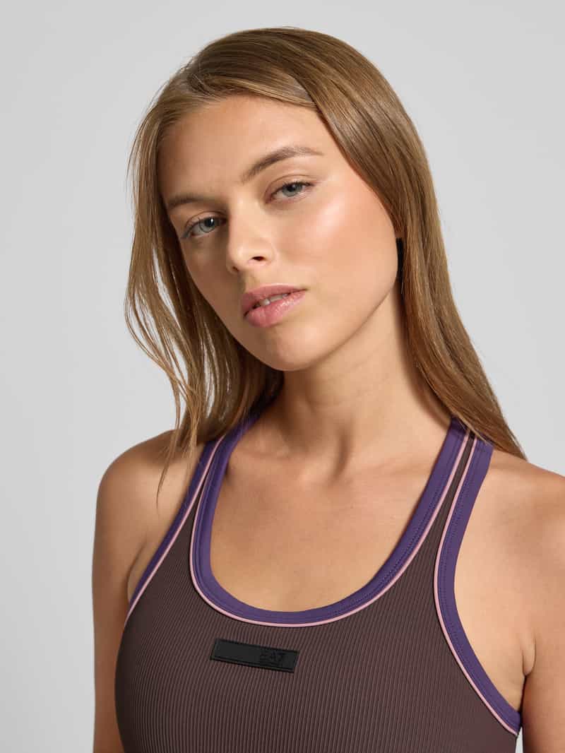 EA7 Emporio Armani Beha met labeldetail