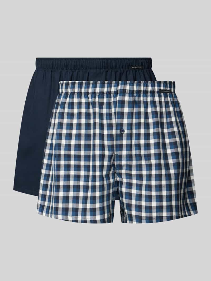 Schiesser Boxershort met elastische band in een set van 2 stuks