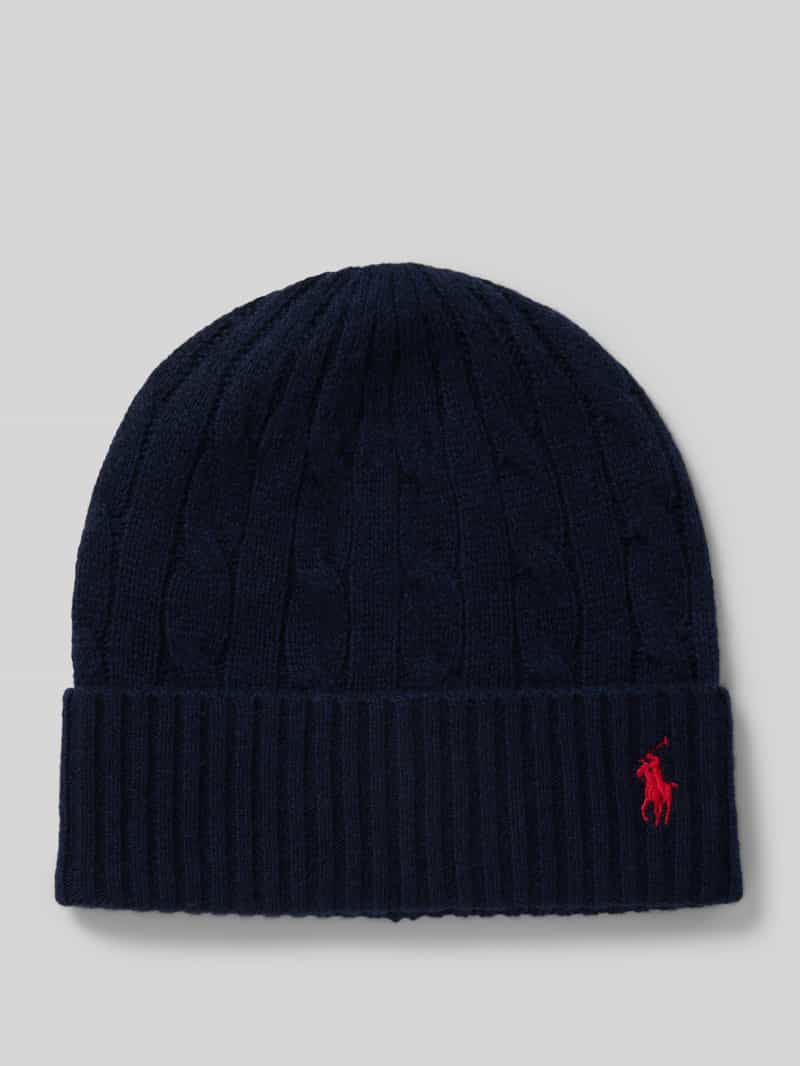 Polo Ralph Lauren Wollen muts met labelstitching