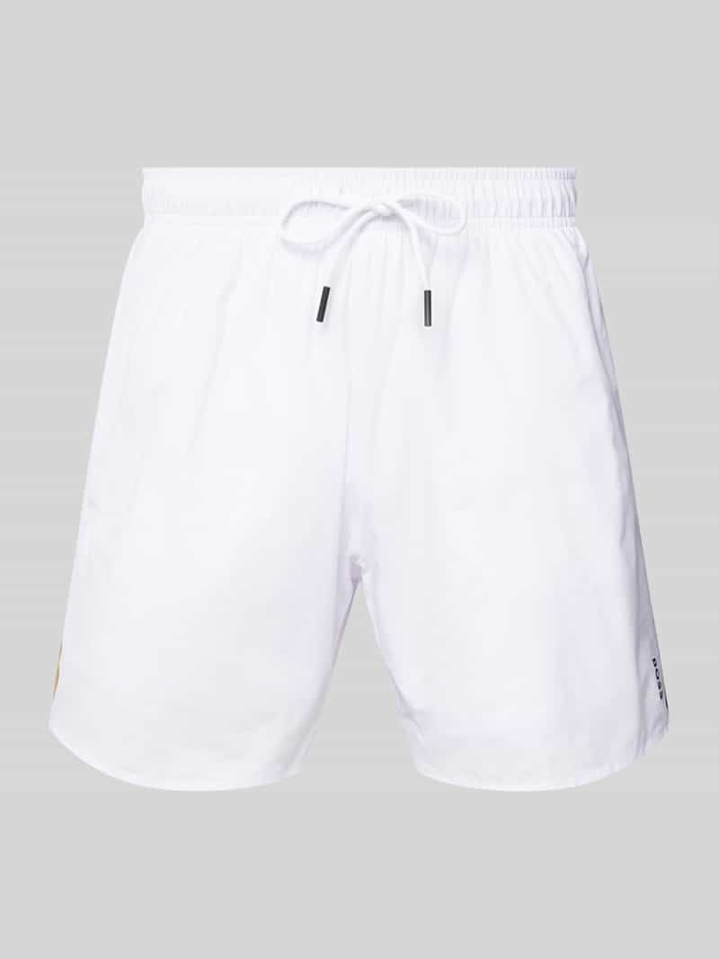 BOSS Zwemshort Iconic met achterzak