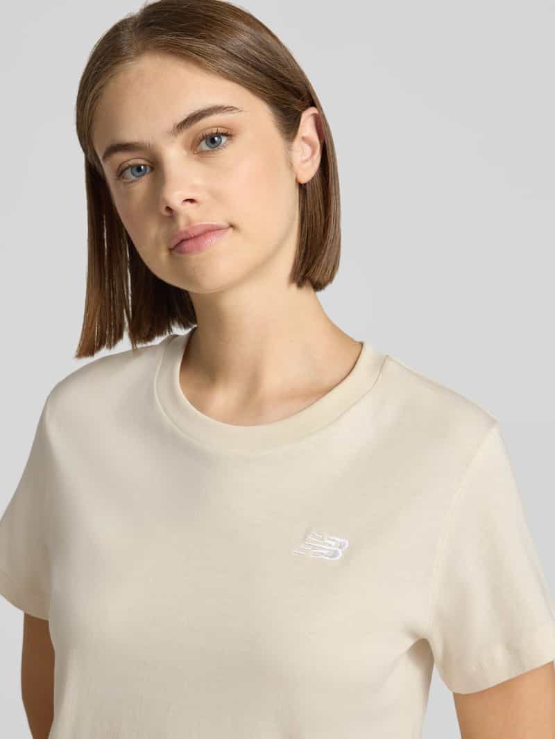 New Balance Regular fit t-shirt van puur katoen wit, foto 5