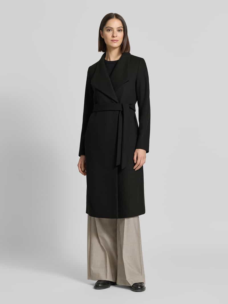Christian Berg Woman Selection Lange jas met wol