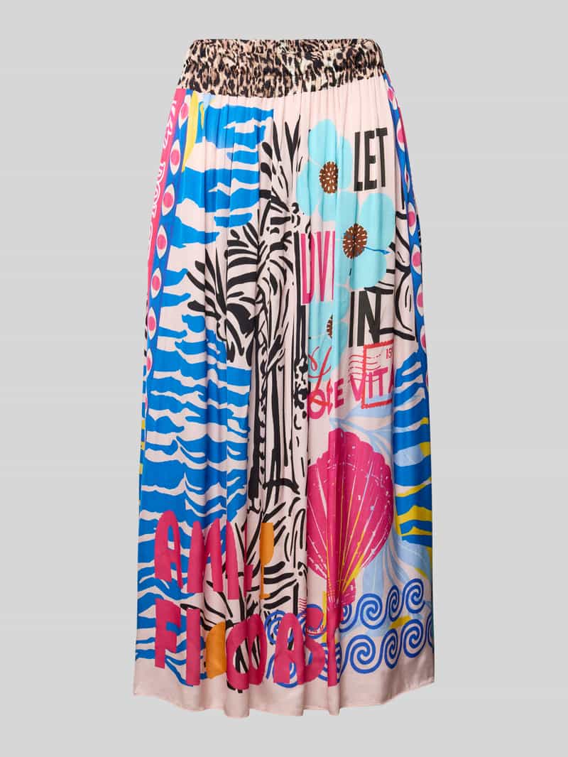miss goodlife Midirok van viscose met elastische band