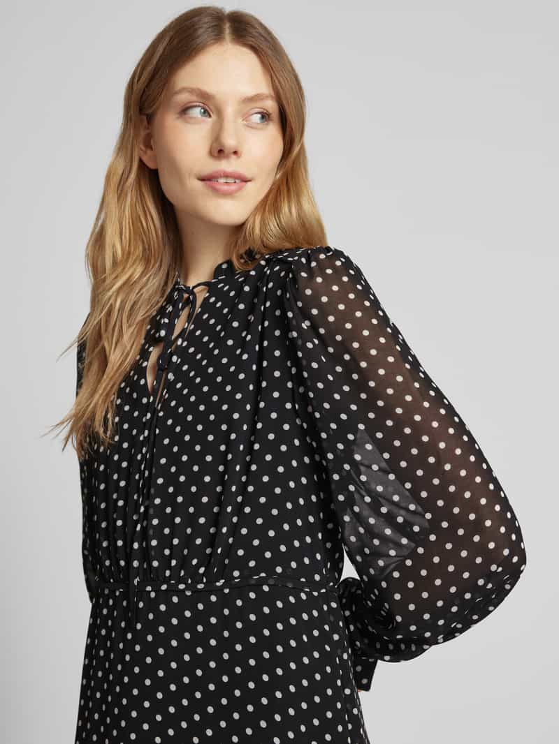 Christian Berg Woman Selection Midi-jurk met druppelvormige hals