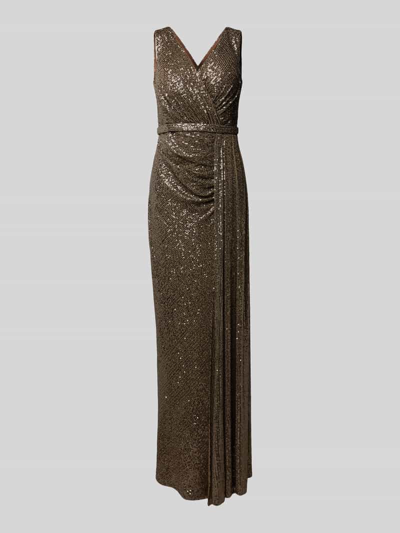 TROYDEN COLLECTION Avondjurk in wikkellook