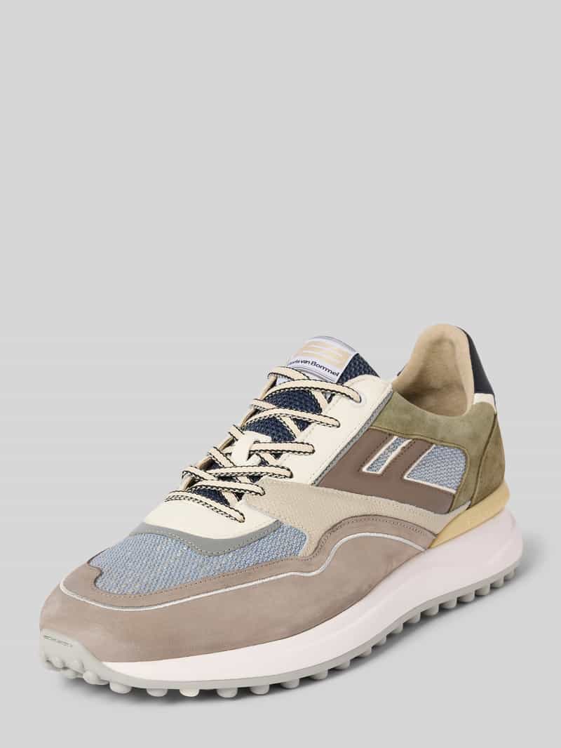 sneakers met labeldetails model 'Noppi'