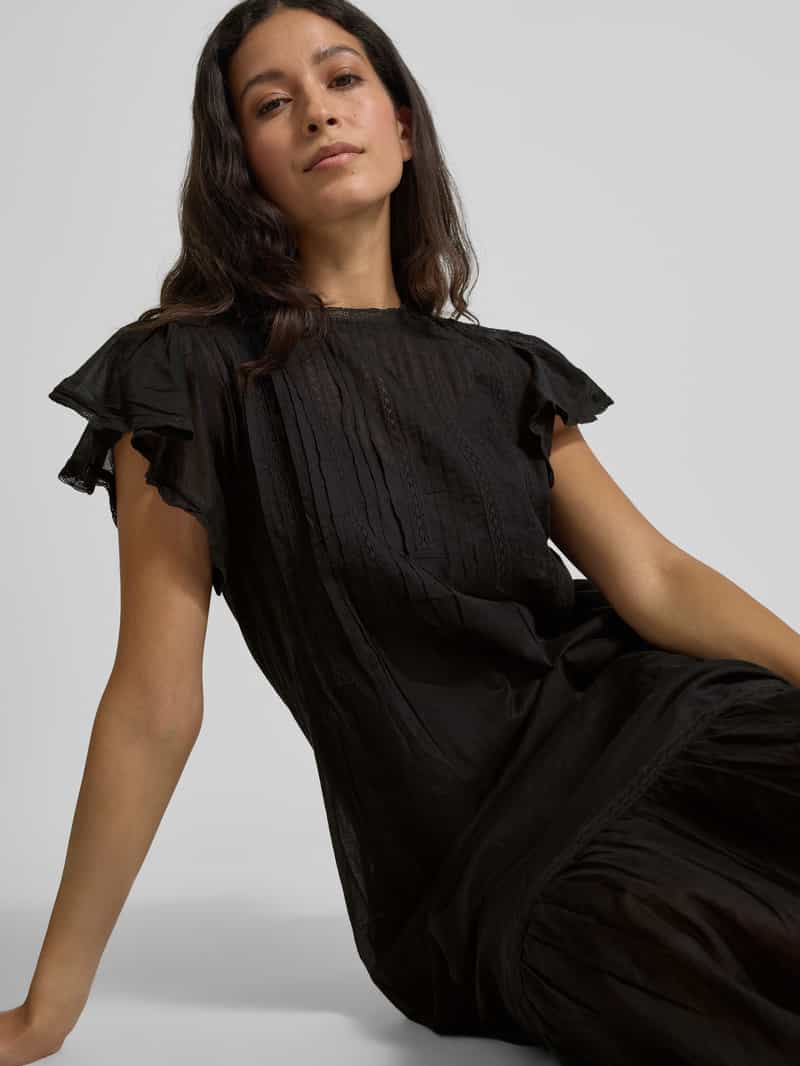 Scotch & Soda Maxi-jurk met ronde hals