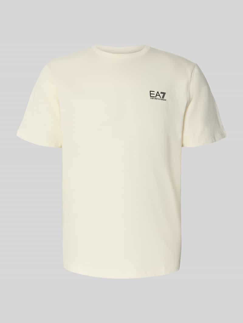 EA7 Emporio Armani T-shirt met labelprint