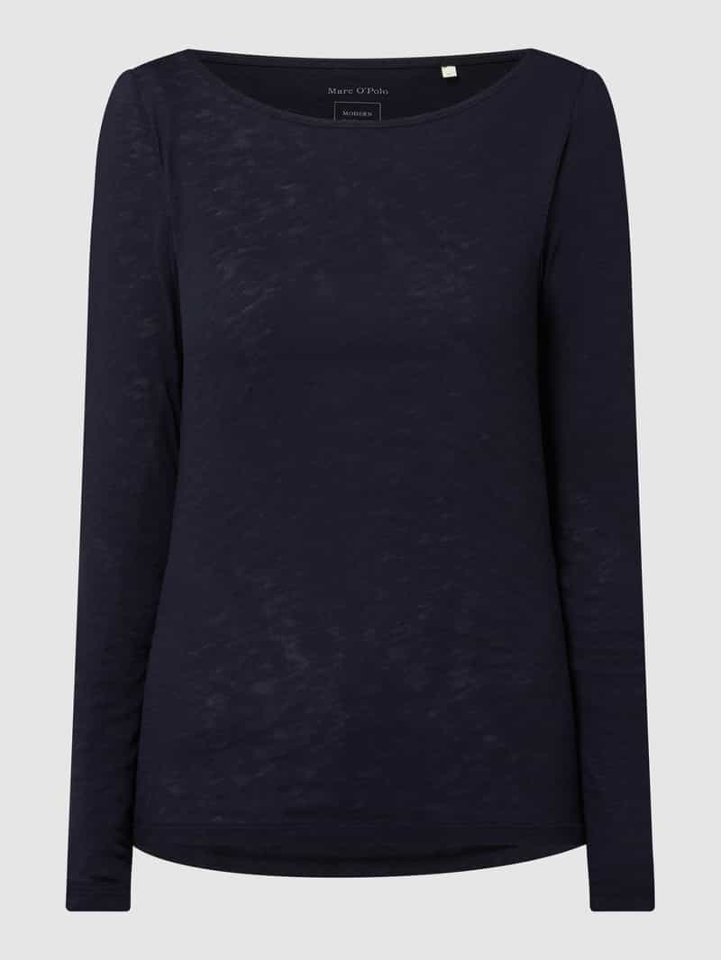 Marc O'Polo Shirt met lange mouwen van biologisch katoen