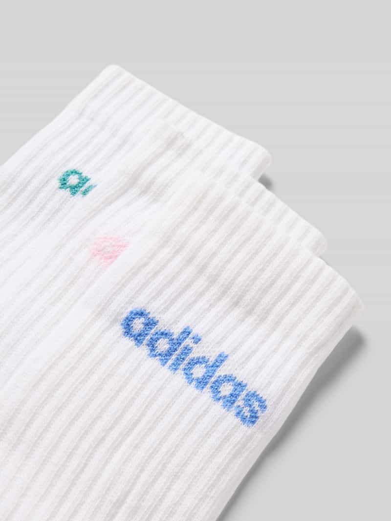 adidas Sportswear Sokken met logostitching in een set van 3 paar model 'Crew'