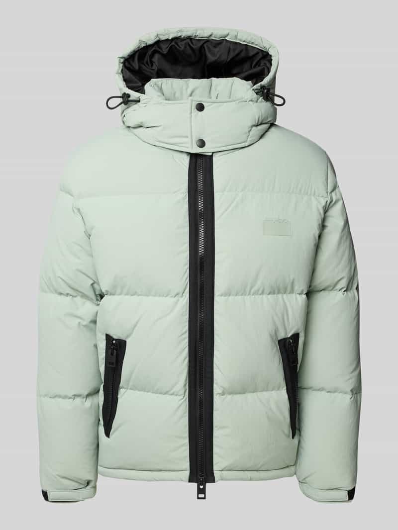 HUGO Regular fit donsjack met afneembare capuchon model 'BIRONO'