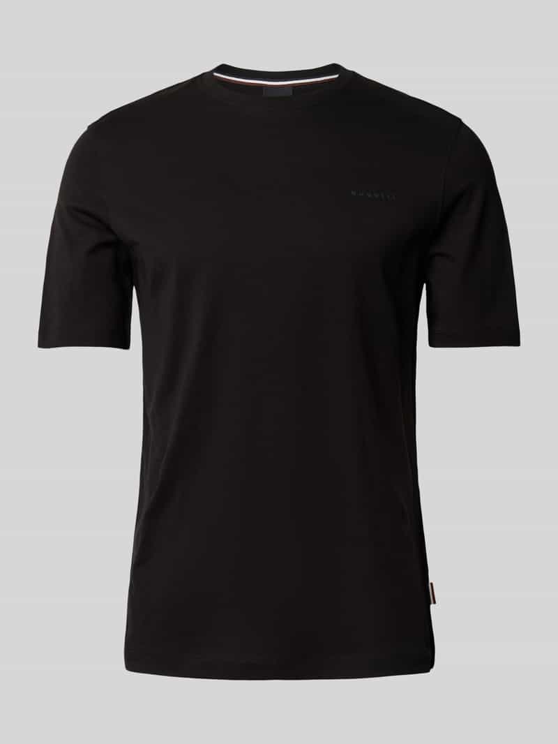 Bugatti T-shirt met labelprint